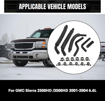 Low Pressure Fuel Line Kit Replace 97216067 97216063 97230321 97216066 97216065 97216064 For LB7 Duramax 2500HD 3500HD 2001 2002 2003 2004 6.6L