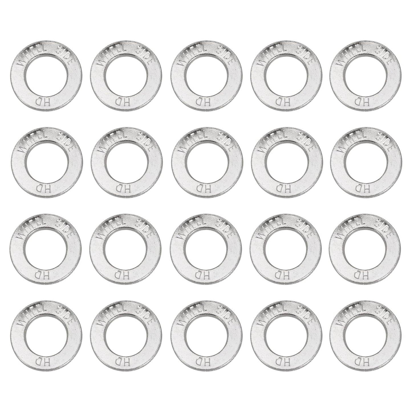 1/2"-20 Wheel Lug Nut for Cragar for SST Mag with Center Washer Open Ended, 13/16” Hex 2.01” Total Length (20PCS)
