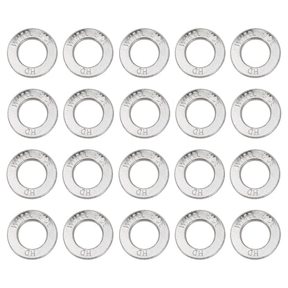 1/2"-20 Wheel Lug Nut for Cragar for SST Mag with Center Washer Open Ended, 13/16” Hex 2.01” Total Length (20PCS)