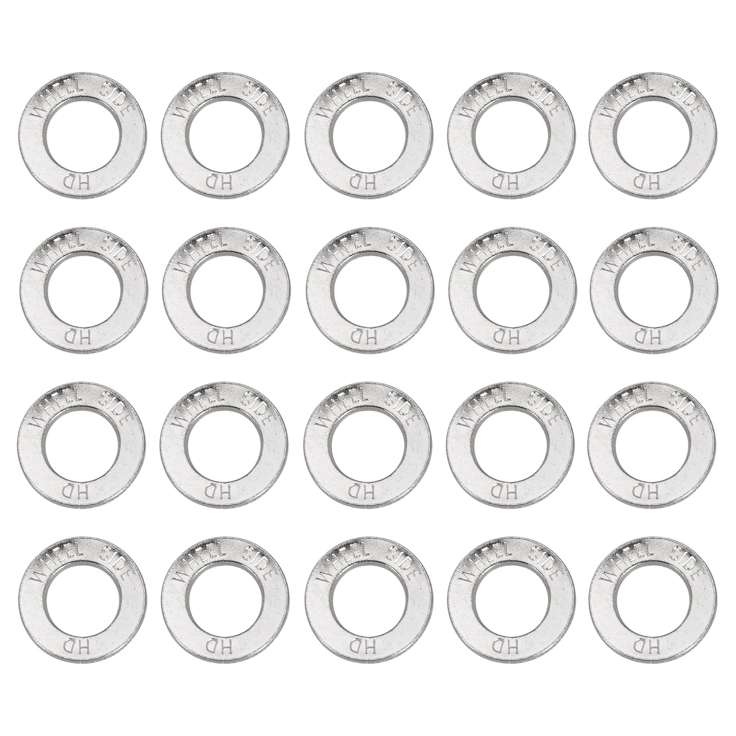 1/2"-20 Wheel Lug Nut for Cragar for SST Mag with Center Washer Open Ended, 13/16” Hex 2.01” Total Length (20PCS)