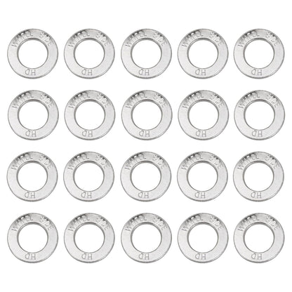 1/2"-20 Wheel Lug Nut for Cragar for SST Mag with Center Washer Open Ended, 13/16” Hex 2.01” Total Length (20PCS)