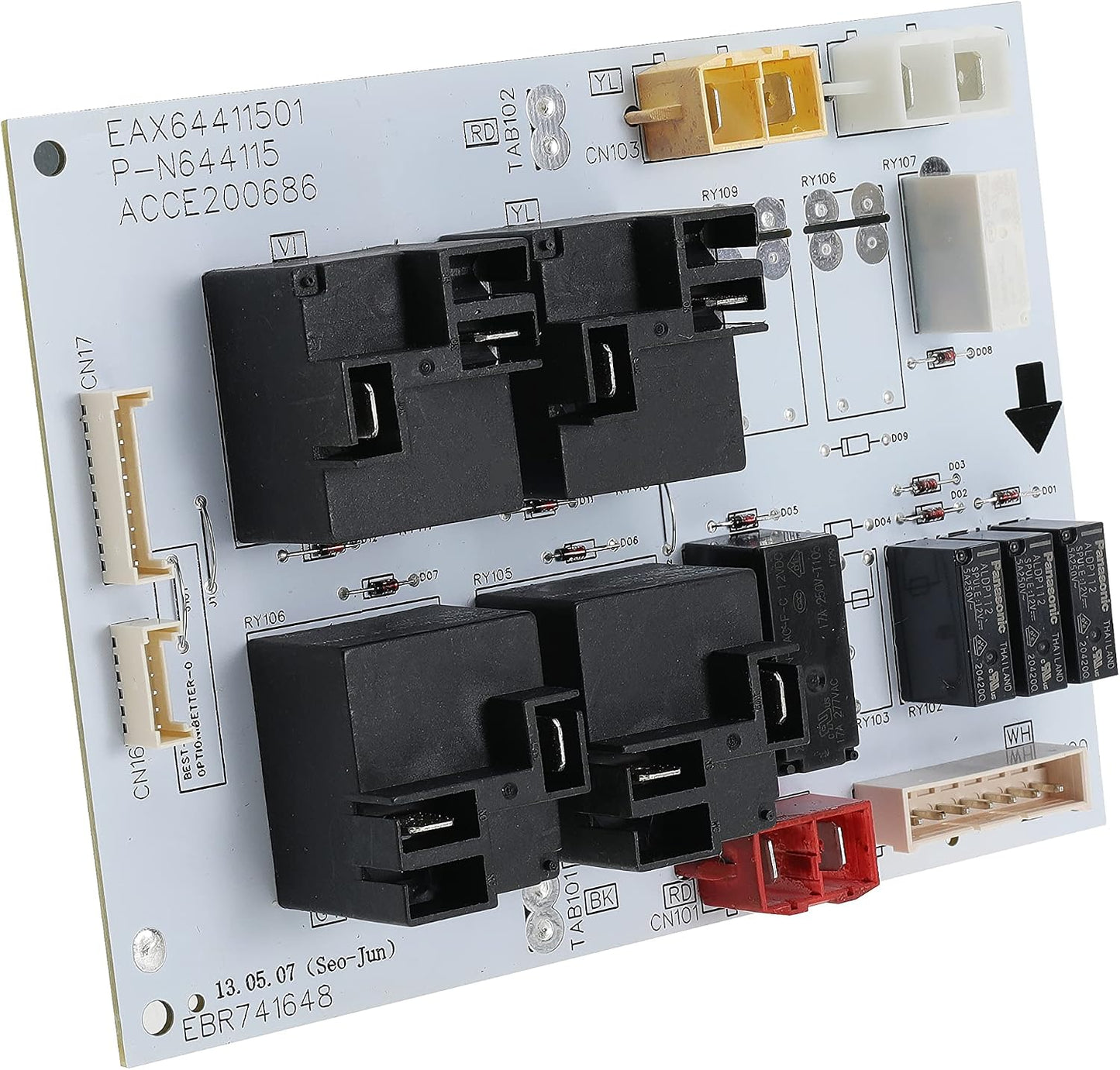 Range Oven Relay Control Board EBR74164805 Replacement for LG Range Stove Oven Replaces LRE3021ST LRE3083SW LRE3083ST
