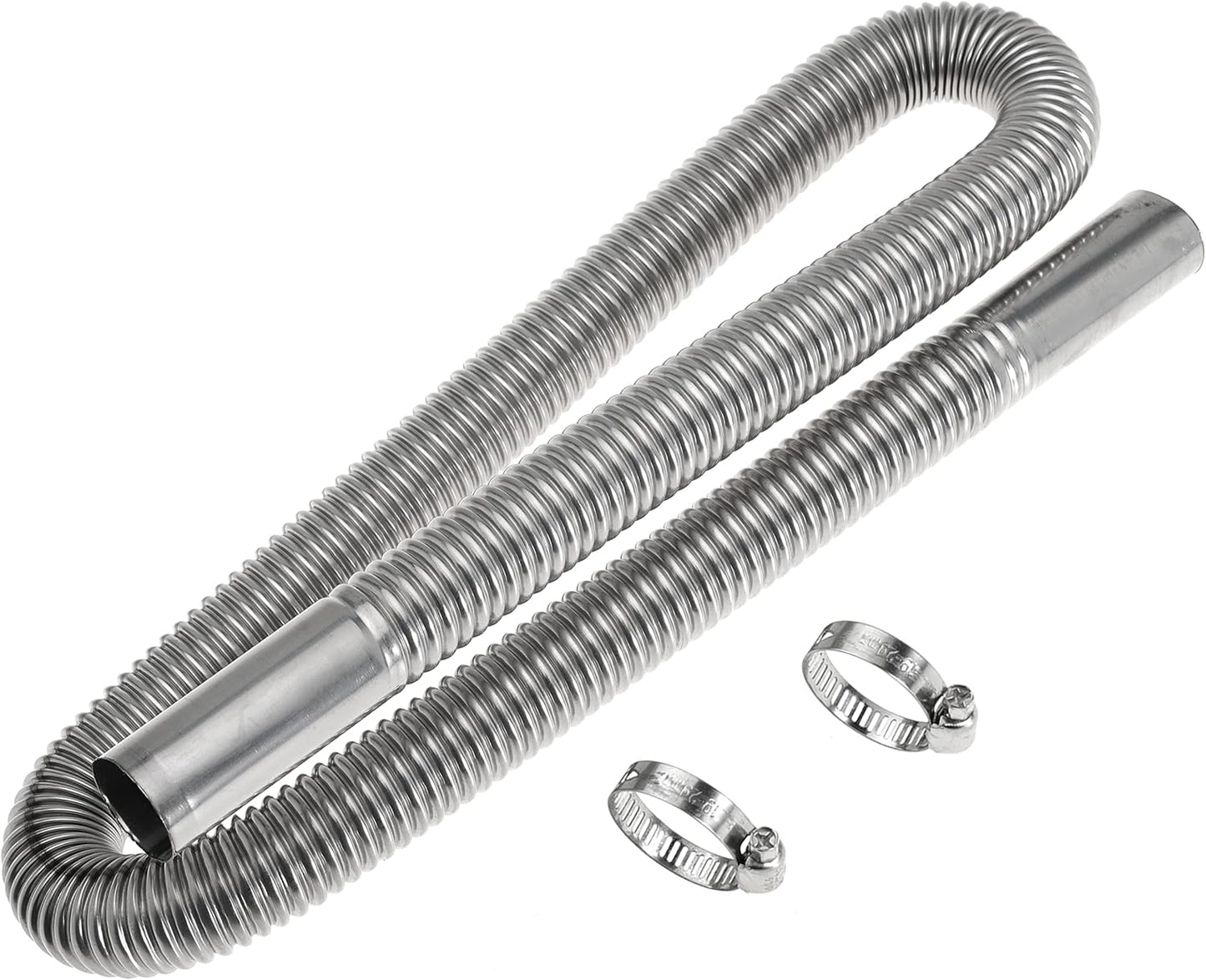 100cm 1 inch Heater Exhaust Pipe Generator Exhaust Extension Fuel Tank Gas Vent Hose with Clamps