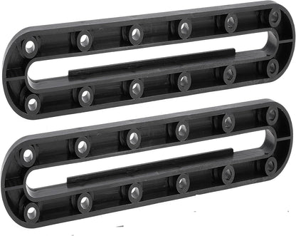 9.2 Inch Kayak Rail Kayak Mount Track Accessories for Fish Finder,Cup Holder, Anchor Cleats Kayak Gear Track for Fishing Rod Holder Kayak Gear Track to Mount Kayak Paddle Holder