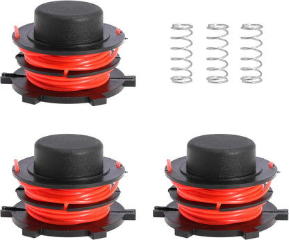 Prewound Replacement Spool with Spring for Stihl FS44 FS55 FS55R FS56 FS70 FS70R FS76 FS80 FS80R FS83 FS85 FS85R FS87 FS87R FS90 FS91 FS91R FS94 FS94R FS120 String Weed Eater Head