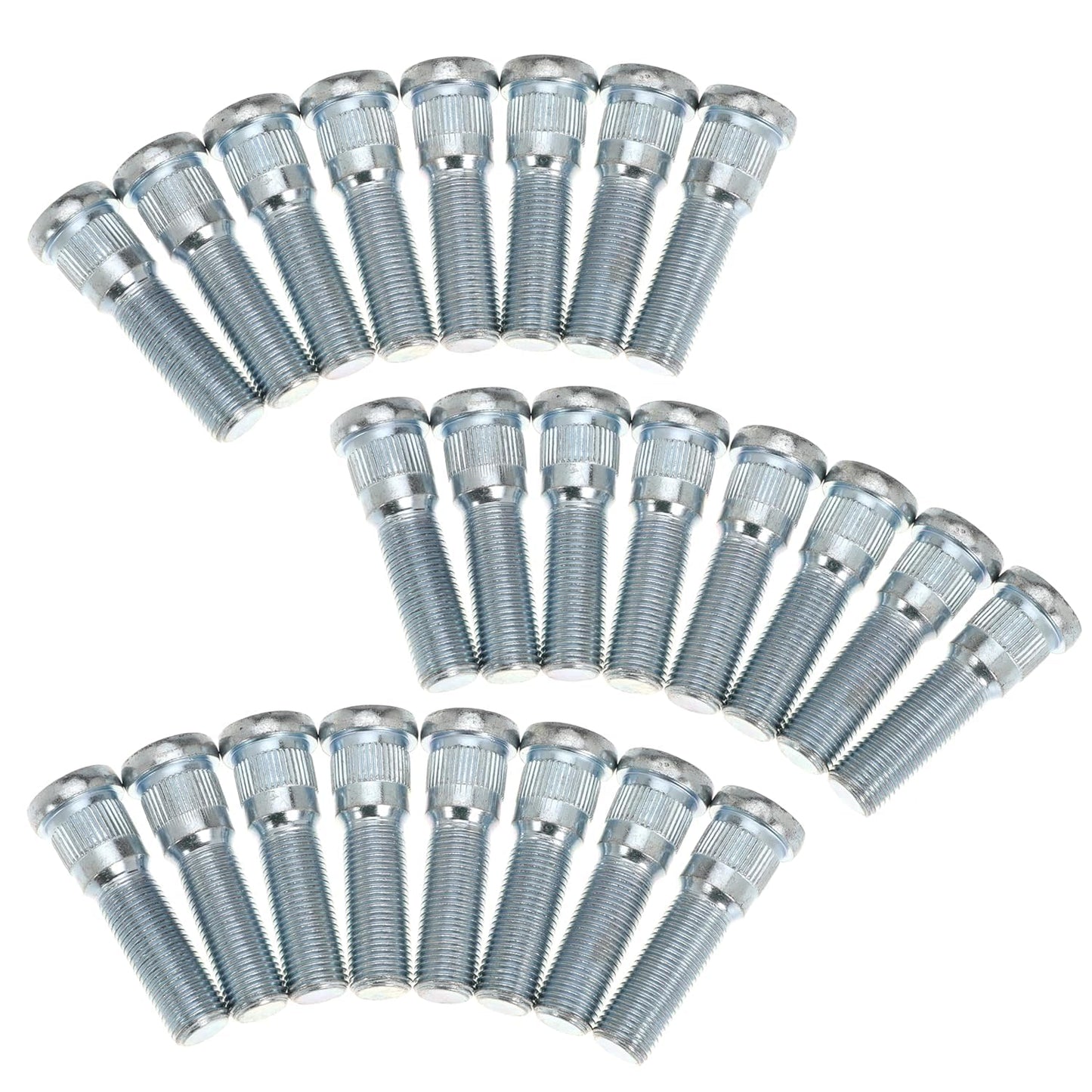 1/2-20 Inch Wheel Stud with Nuts for Trailer for Lippert Axles 2000 lb to 3500 lb for Dexter 4400 lb with 1/2"-20 UNF Thread Size (24Sets)