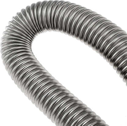 60cm 1 inch Diesel Heater Exhaust Pipe Generator Exhaust Extension Fuel Tank Diesel Gas Vent Hose with Clamps