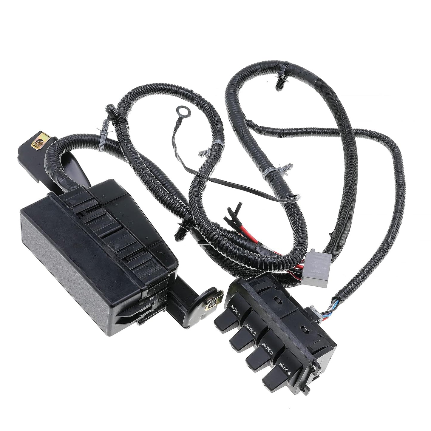 5C3Z-14A303-AA in-Dash Upfitter Auxiliary Switch Panel Wire Harness Wiring Jumper Kit for Ford F250 F350 2005 2006 2007