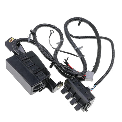 5C3Z-14A303-AA in-Dash Upfitter Auxiliary Switch Panel Wire Harness Wiring Jumper Kit for Ford F250 F350 2005 2006 2007
