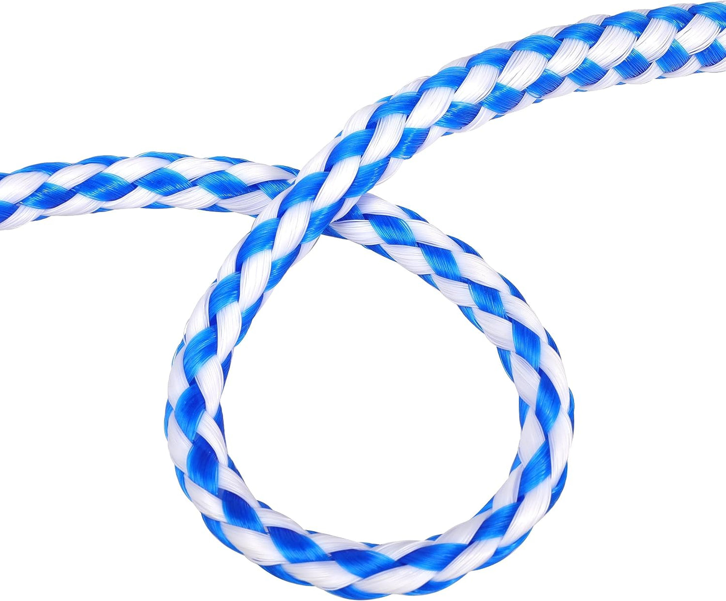 Swimming Pool Safety Rope Float Lane Divider with 2 Pre-Assembled Stainless Hooks Braided Polymer Rope with Integrated Floats Pool Floating Barrier for Indoor and Outdoor Pool