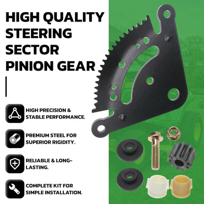 Steering Sector Pinion Gear for John Deere LA100 LA102 LA105 LA115 LA125 LA130 LA135 LA140 LA145 LA150 LA155 LA165 LA175 Lawn Mower Tractors Replaces GX21924BLE GX20053 GX20054 GX21994