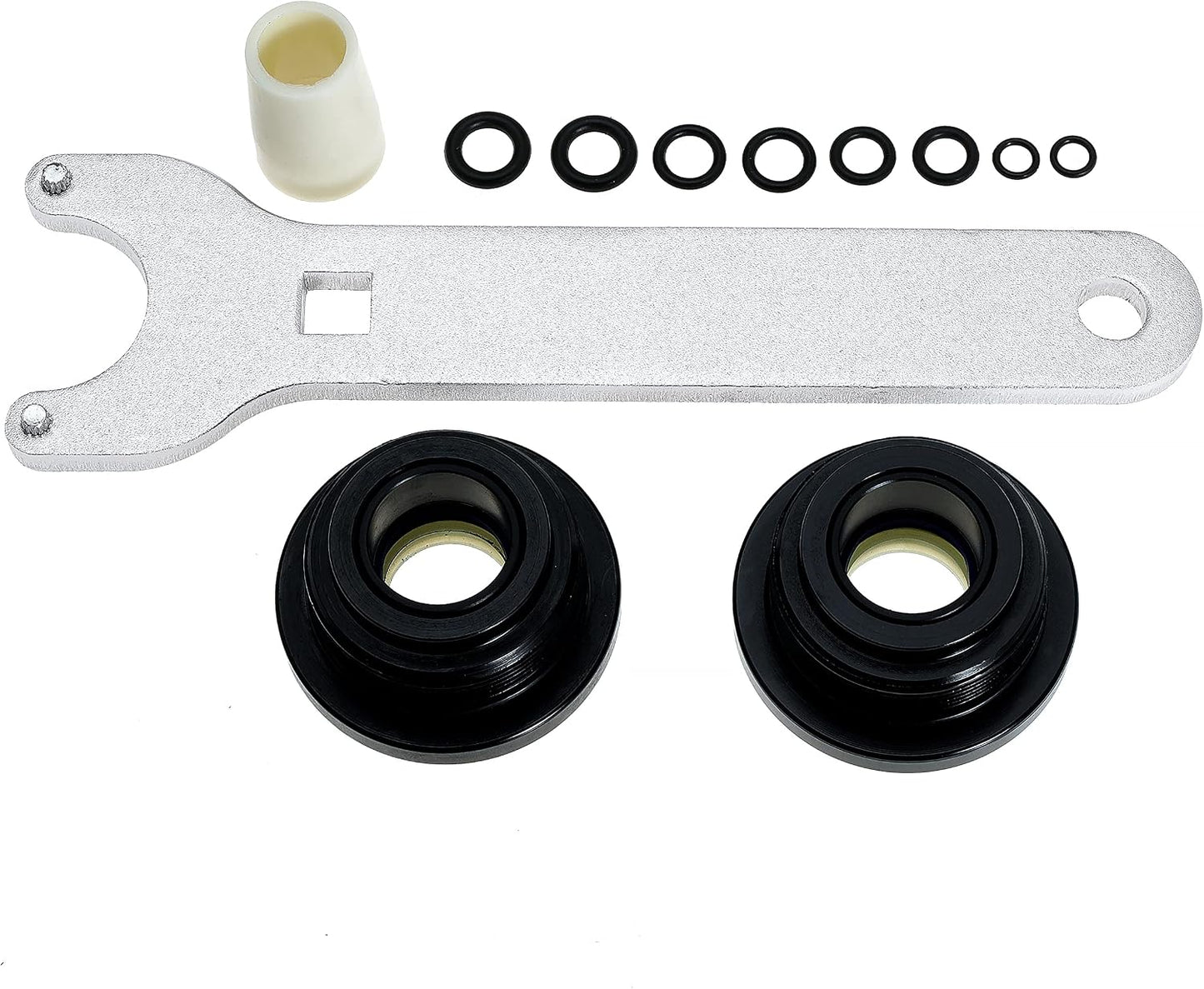 Seal Kit Replace HS5157 HC5340 HC5341 HC5342 HC5343 HC5344 HC5345 HC5346 HC5347 HC5348 HC5358 HC5365 For SeaStar Front Mount Hydraulic Steering Cylinders with Wrench