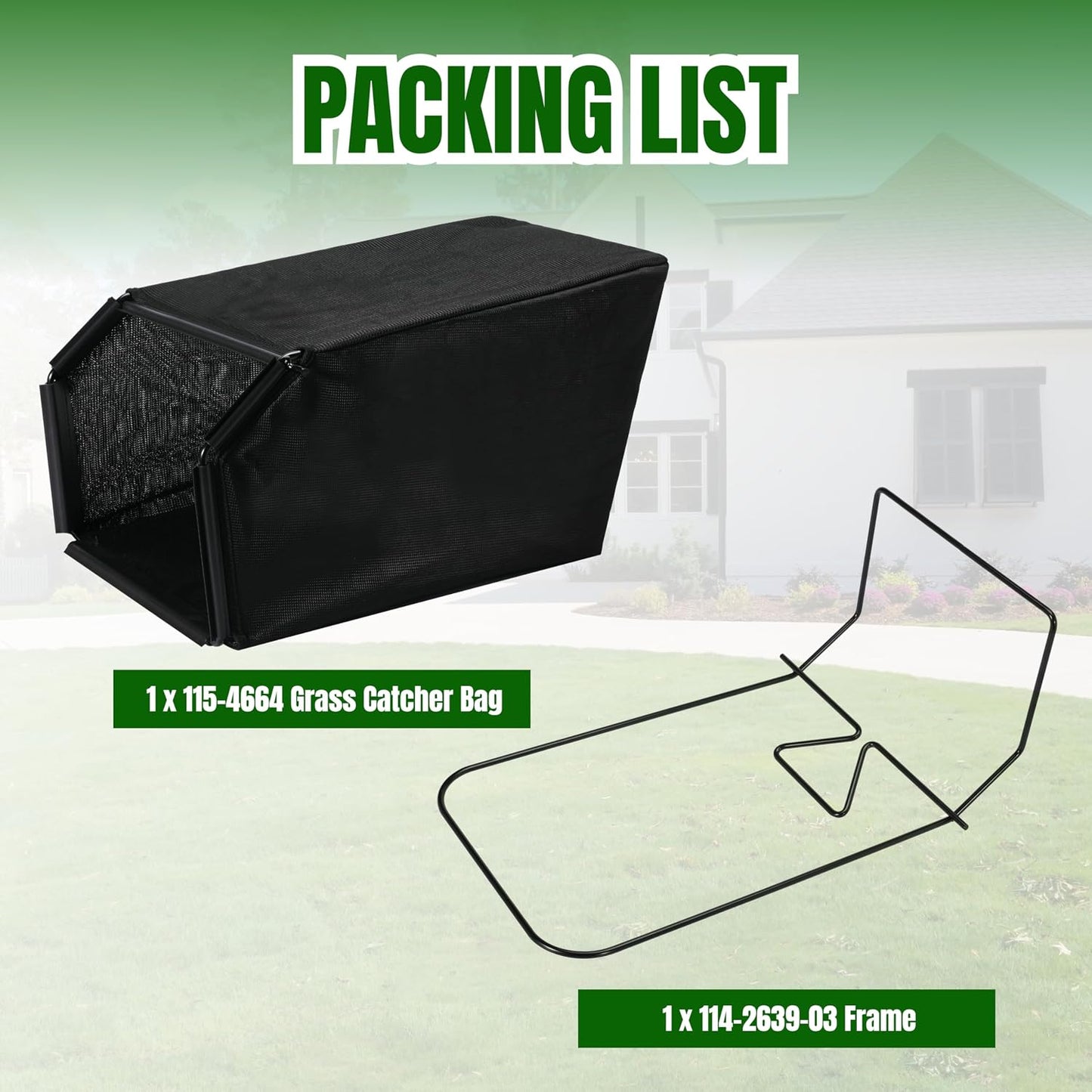 Grass Catcher Bag and Frame Kit for to-ro 22" Recycler Lawn Mower Replace 115-4664 132-4483-03 114-2639-03