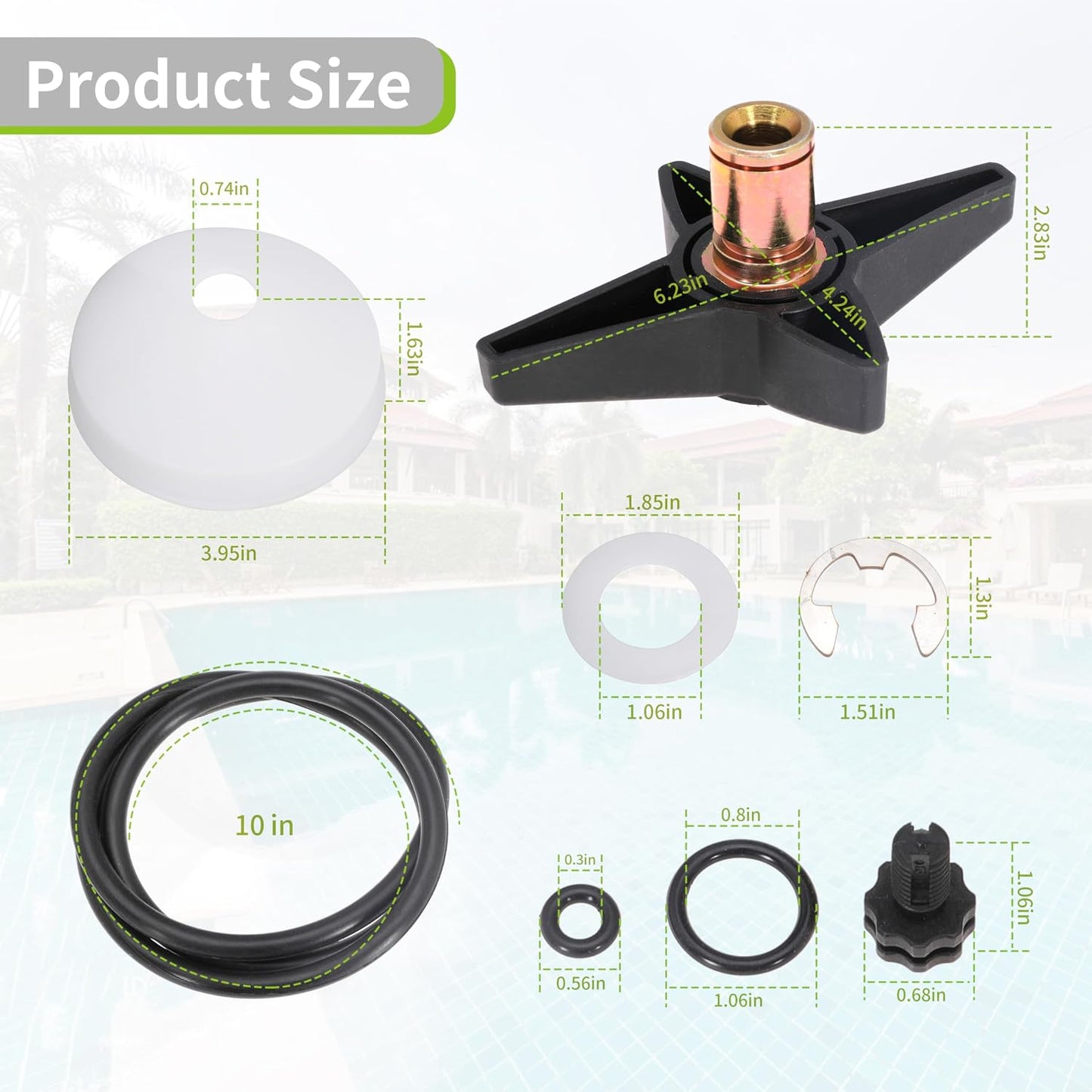 CX900G Pool Filter Locking Knob CX900DA Pool Filter Knob Kit for Hayward Star-Clear Plus Cartridge C751 C7512 C900 C9002(S) C1200 C12002(S) C1502 C17502(S) C2002 Filters