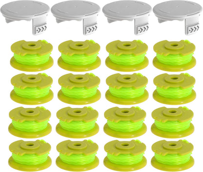 AC80RL3 Line String Trimmer Replacement Spool for Ryobi One Plus+ 18V 24V 40V P2000 P2002 P2003 P2004 P2006 P2006A P2200 Trimmers Replace AC14HCA Cover Cap 11Ft 0.08inch