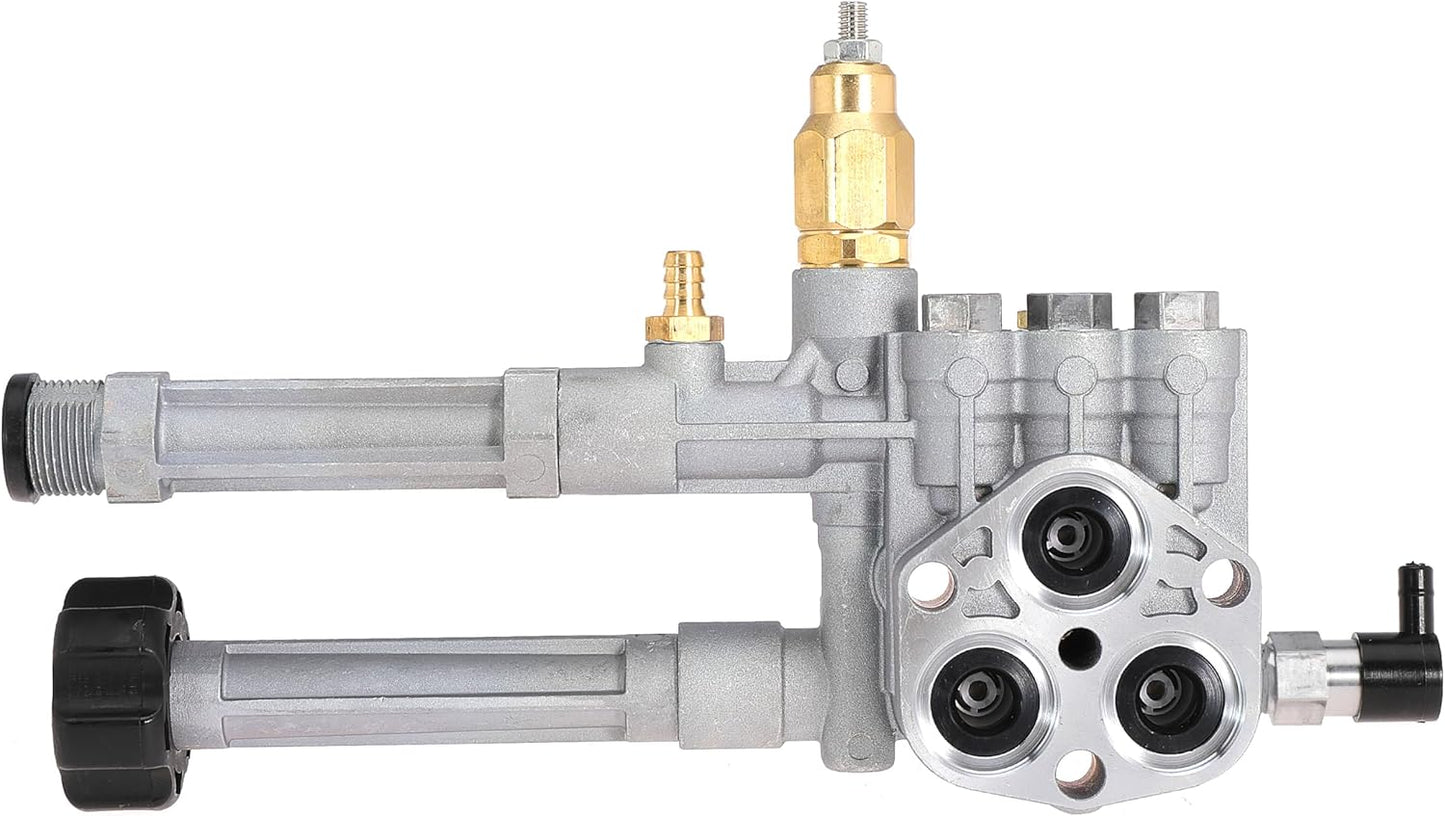 AR42940 Pressure Washer Pump Head Assy for Simpson for Craftsman for Troy Bilt for Honda 2600 PSI with EZ Start Valve Compatible with AR42518 AR43061 RMW2G20 RMW2.2G24 RMW2G23B RMW2G25 SRMW2.2G26