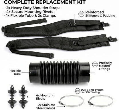 Backpack Blower Straps Replaces P021046660 P021046661 with E164000090 Blower Tube for Echo PB-770H PB-770T PB-760LNH Back Pack Leaf Blower