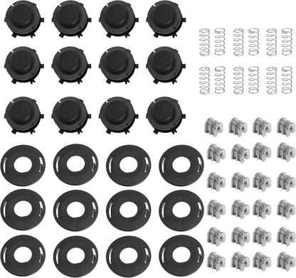 25-2 Trimmer Head Rebuild Kit for Stihl 25-2 FS44 FS55 FS80 FS83 FS85 FS90 FS100 FS100RX FS110 FS120 FS130 String Trimmer with Cover Cap Parts Head Spool (Spool-S2512)