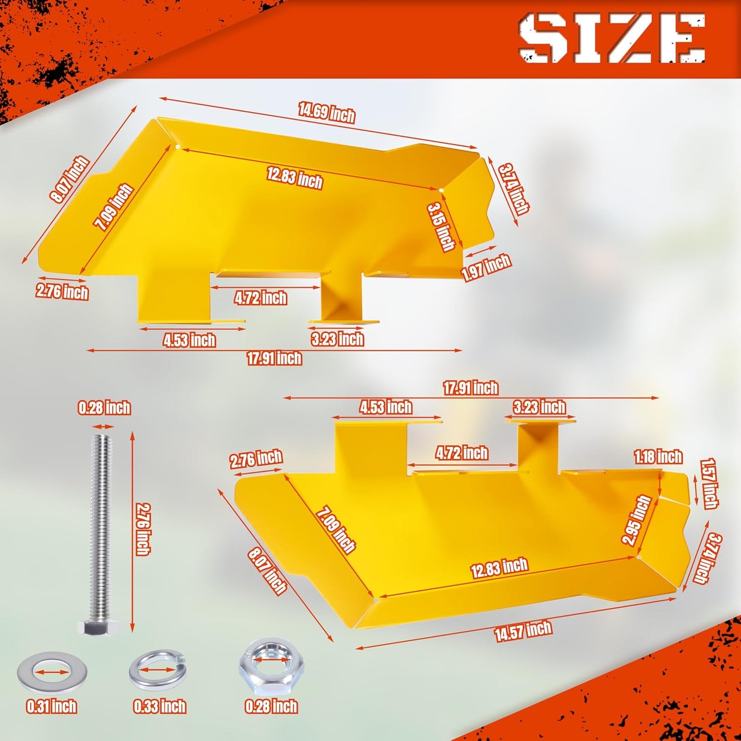 Steel Fender Kit for Cub Cadet Ultima Series Zero Turn Mowers Replaces 19A70062100 Fits ZT1 ZT2 ZT3 Models