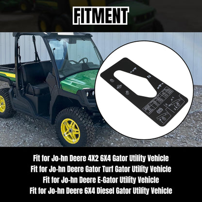 Shift Quadrant Label Replace M127539 for Jo-hn Deere 6X4 4X2 6X4 Diesel Gator Utility Vehicle (1PCS)