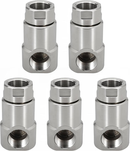 1 inch Swivel Hose Reel Fitting, Pack of 3 | Industrial and Home Use, Steel Hose Reel, With Grease Zerk, Replace 9SS16FP100XFP100-Ni-AL #5044