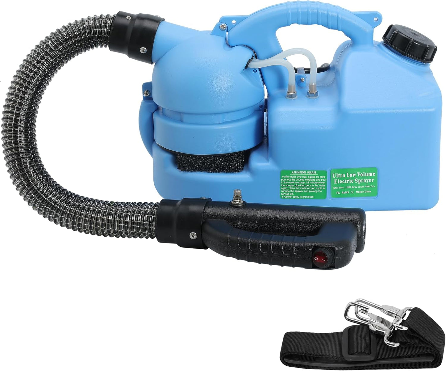 2L (0.5Gal) Handheld Manual Garden Sprayer Water Mist Spray Bottle Adjustable Brass Nozzle Safety Valve Handheld Pressure Pump for Plants, Lawn Care, Home