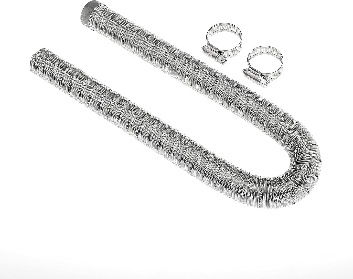 60cm 24mm Exhaust Pipe for Diesel Heater, 1 Inch ID Generator Exhaust Extension with Clamps for Parking Air Heaters (Double Wall)