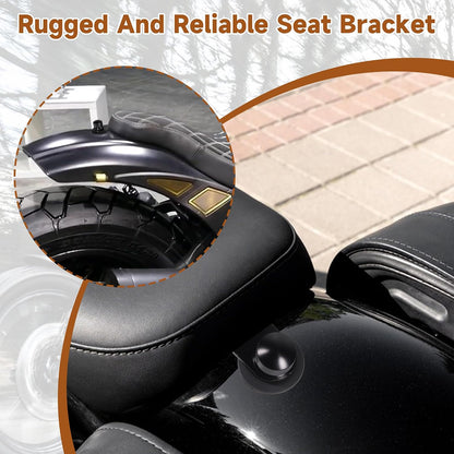 Seat Bracket Replaces 10545BB Fits for Harley Davidson Rear Fender Studplate with 1/4-28 x 3/4in Screws and Fender Washer