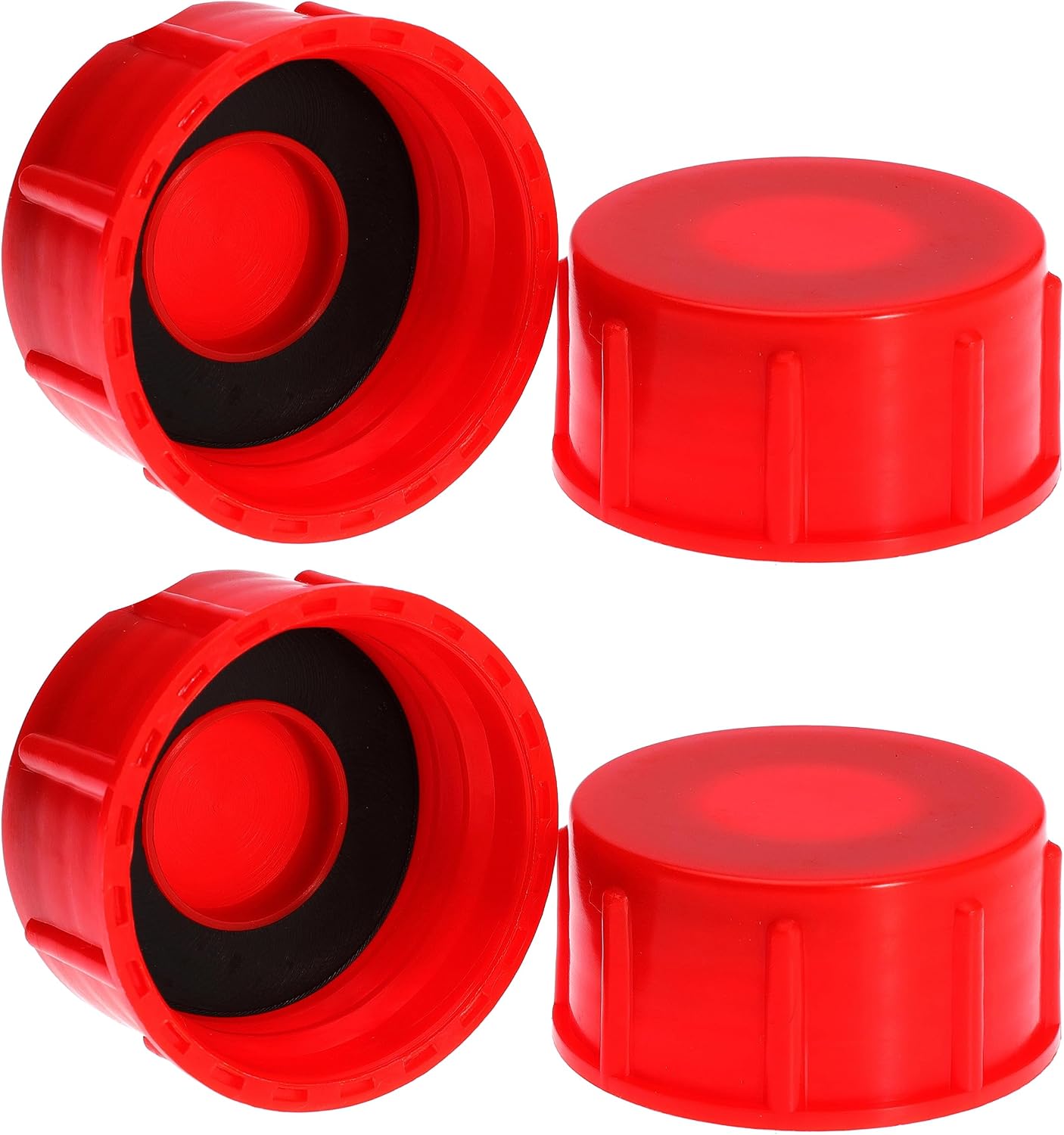 Gas Can Cap Replacement Red Coarse Thread Cap Solid Transportation Gas Can Caps Prevent Fuel Leakage