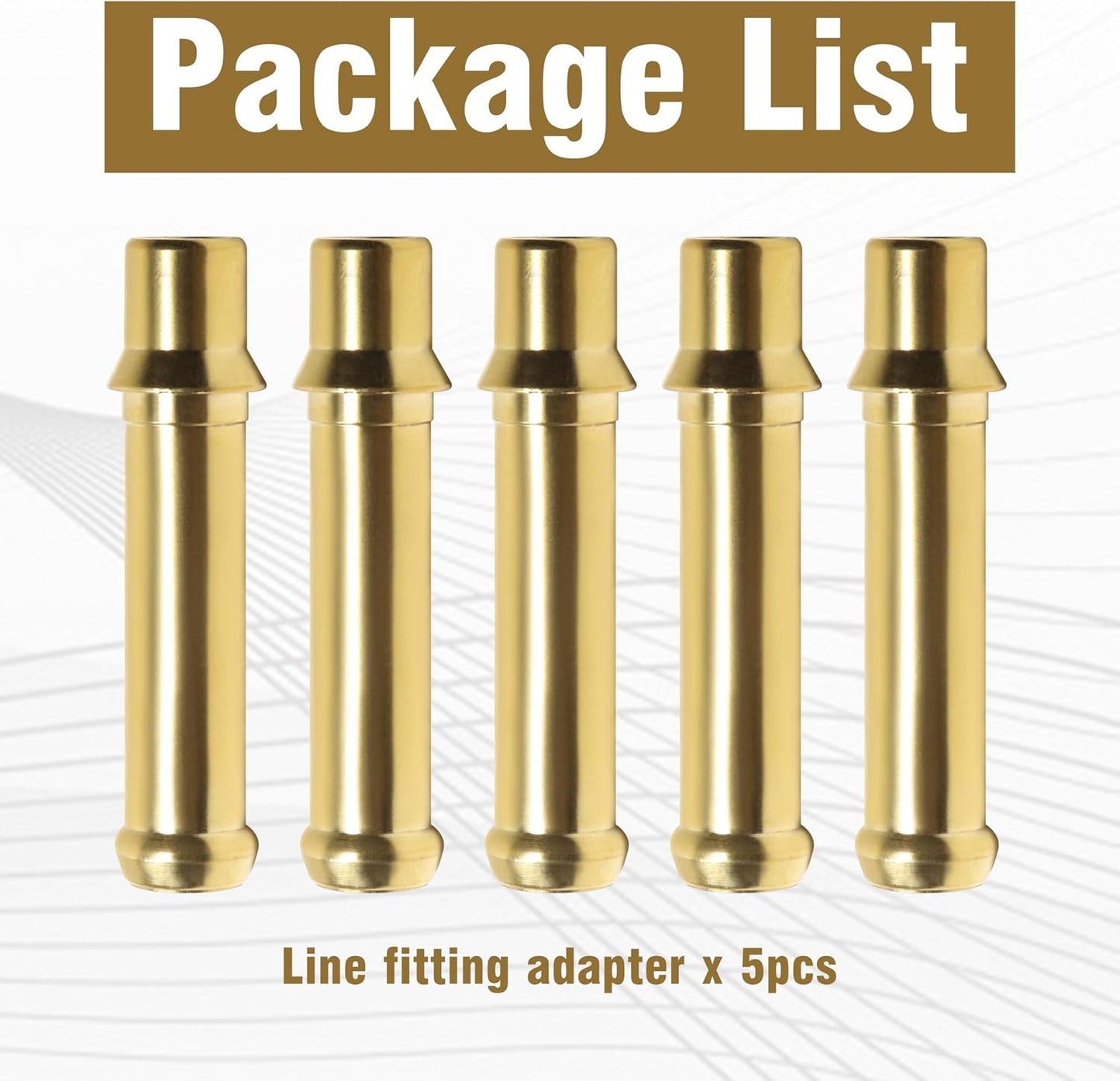 397 Transmission Cooler Line Fitting for GMC for Chevy 1996-UP Trucks (5pcs, No clamp)