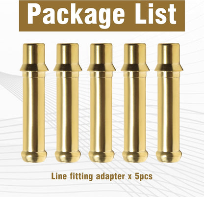 397 Transmission Cooler Line Fitting for GMC for Chevy 1996-UP Trucks (5pcs, No clamp)