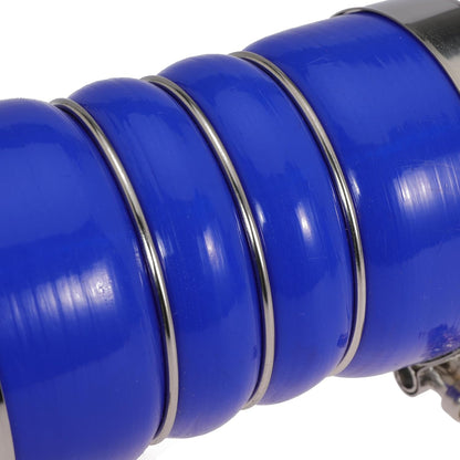 3 Inch Silicone Charge Air Cooler Hump Hose Boot Set 3" X 6" with T Bolt Clamp Blue (Hose-3060-BU)