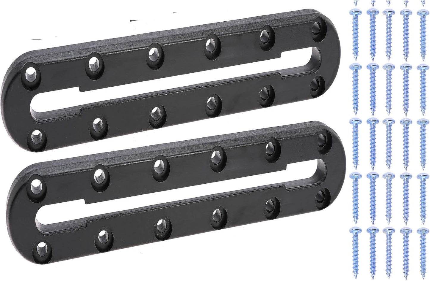 9.2 Inch Kayak Rail Kayak Mount Track Accessories for Fish Finder,Cup Holder, Anchor Cleats Kayak Gear Track for Fishing Rod Holder Kayak Gear Track to Mount Kayak Paddle Holder