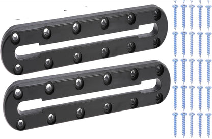 9.2 Inch Kayak Rail Kayak Mount Track Accessories for Fish Finder,Cup Holder, Anchor Cleats Kayak Gear Track for Fishing Rod Holder Kayak Gear Track to Mount Kayak Paddle Holder