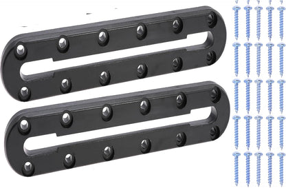 9.2 Inch Kayak Rail Kayak Mount Track Accessories for Fish Finder,Cup Holder, Anchor Cleats Kayak Gear Track for Fishing Rod Holder Kayak Gear Track to Mount Kayak Paddle Holder