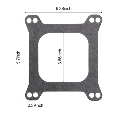 Carburetor Base Mounting Gasket for Holley for Edelbrock for Rochester Quadrajet for SBC BBC 350 383 426W 440 455 330 326 Engine(Pack of 10)