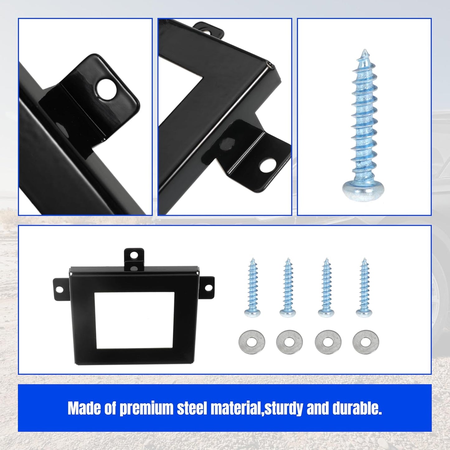 CRV Radar Sensor Protector for Honda CR-V 2023-2025，Anti-Theft Distance Sensor Protector Cover with Screws, Set of 1