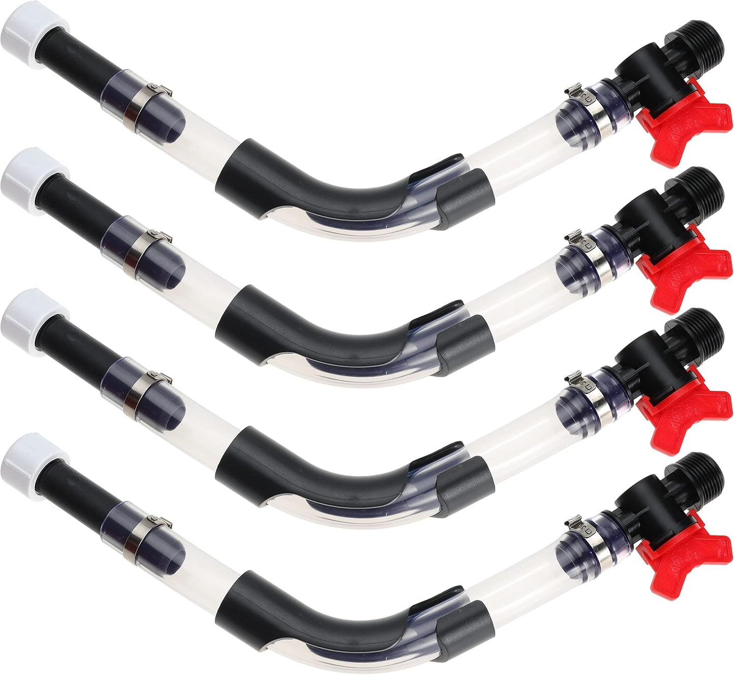 Jegs Fuel Filler Kit - LC2 Jugs with Ball Valve Hose, Bender for Scribner Fuel Tank