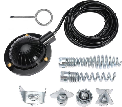 Drain Cleaner Cutter Head Air Foot Pedal Switch For Spartan Air-activated Drain Cleaning Machines For Ridgid K-400 K-380 K-3800 K750 K-7500 For Electric Eel For General For Trojan with 8' Long Hose