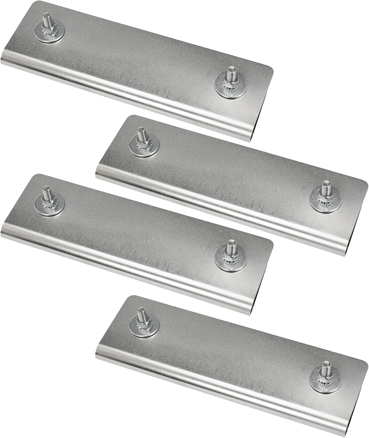 Stainless Steel Mud Flap Clamps Bracket for Semi Trucks, 1/4" - 1/2" Mud Flap Hanger Rubber Mudflaps for Protection and to Secure Mud Flaps, Replace 8591100