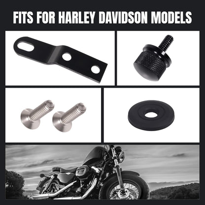 Seat Bracket with Fender Washer Screw for Harley Davidson 1996-2024 Replace 10545BB