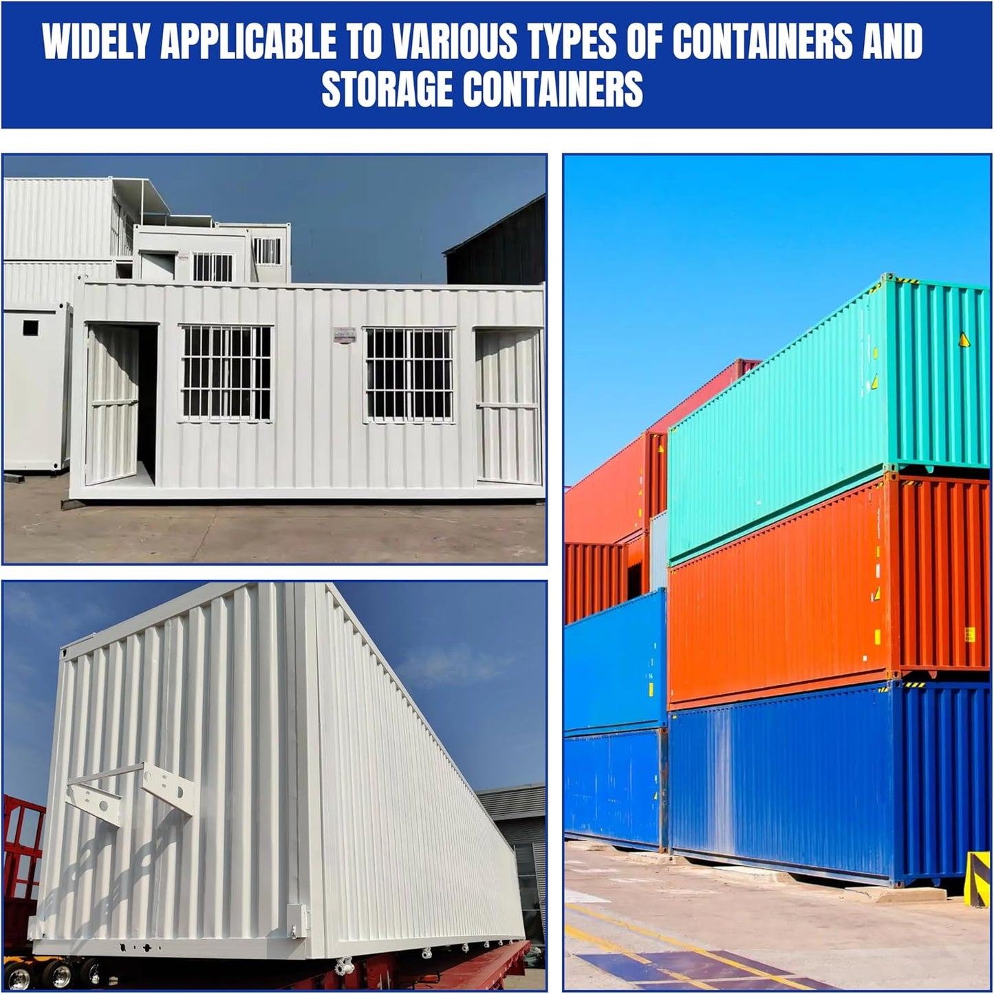 Shipping Container Vent Accessories Transportation Container Air Vents for 20ft Storage Containers Passive Cross Flow Ventilation Cargo Containers Preventing Excessive Heat and Condensation (6 Pack)