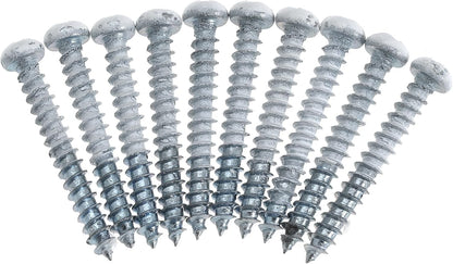 RV Trim End Caps Vinyl Trim Strips White Flat End Cap for RV Camper Trailer 1" Trim Molding with Screws 10 Pack