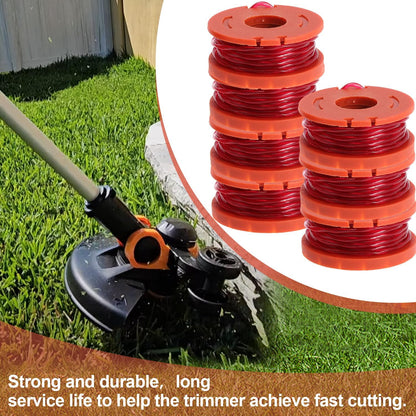 WA0010 Spool Trimmer Line Trimmer Spools for Worx String Trimmer WA0010 Weed Eater and WA6531 Spool Cap Coverfor Worx Weed Eater WG150 WG151 WG152 WG153(16 Trimmer Line Spools+4 Spool Caps)