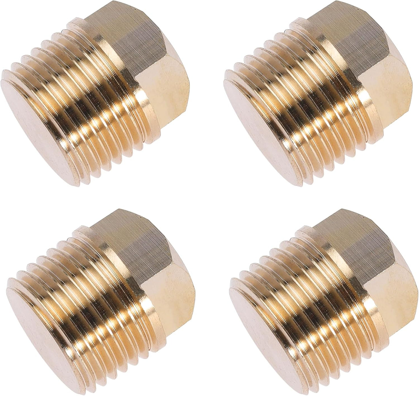 Boat Plug 1/2 Inch NPT Brass Boat Drain Plugs Thread Boat Garboard Drain Plug Fits for Most Boat Hulls