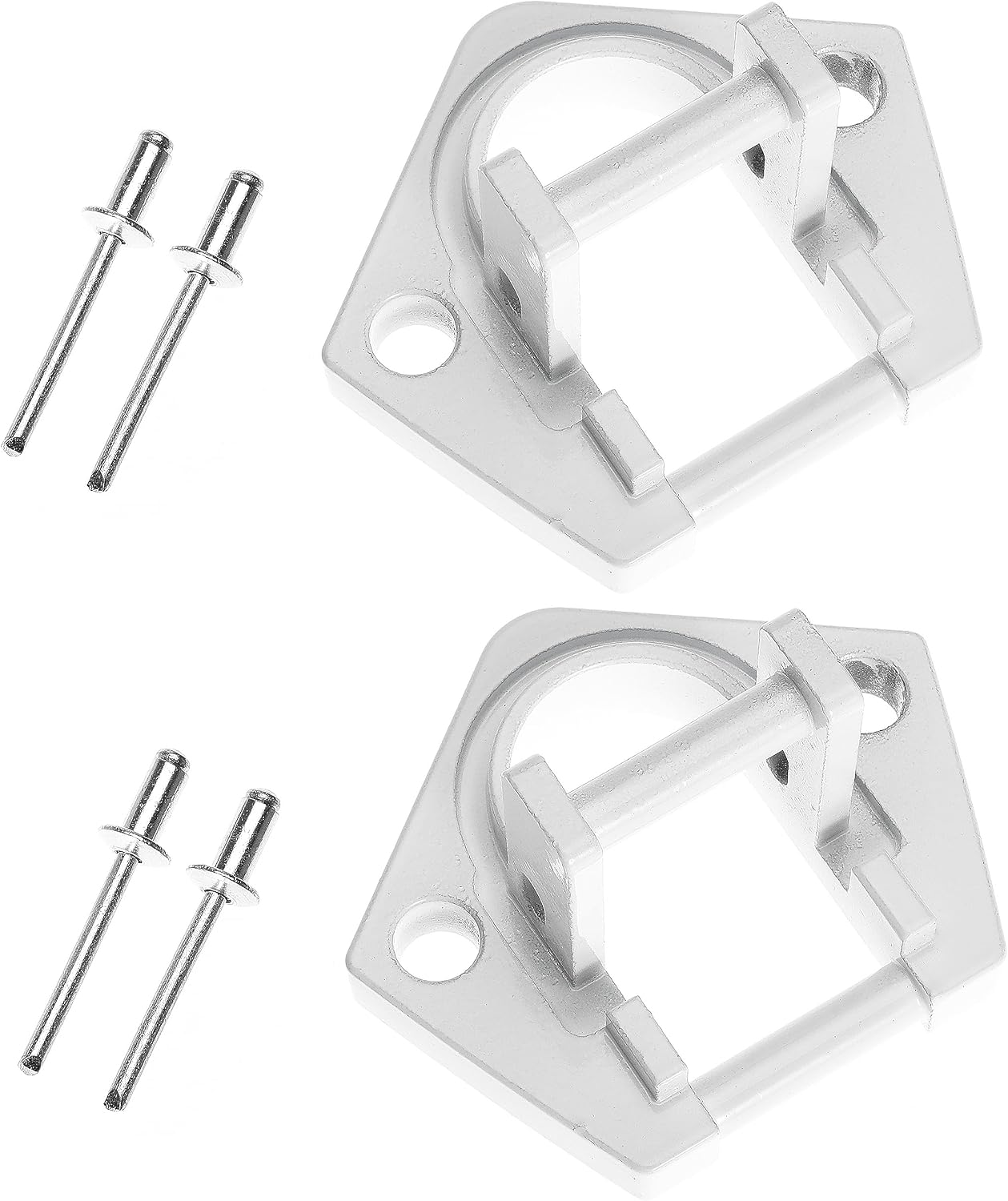 RV Awning Bottom Bracket Foot for Dometic Rounded Hardware for Sunchaser II RV Rounded Hardware Replacement Part (Right or Left (Bracket-U2)