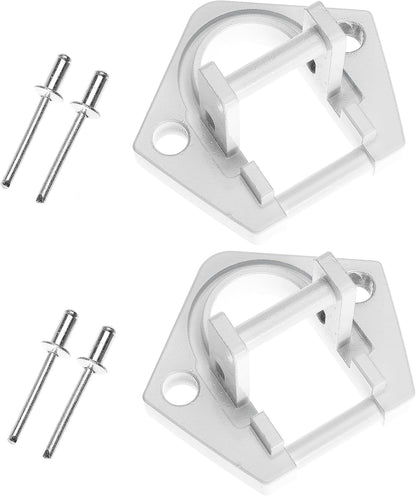 RV Awning Bottom Bracket Foot for Dometic Rounded Hardware for Sunchaser II RV Rounded Hardware Replacement Part (Right or Left (Bracket-U2)