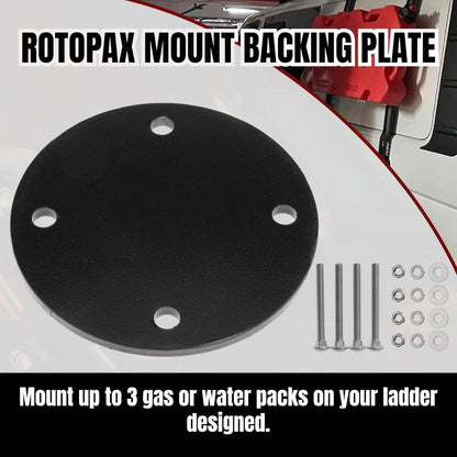 Heavy-Duty Mount Backing Plate Kit for Off-Road Ladder Roof Cargo Rack with Bushings