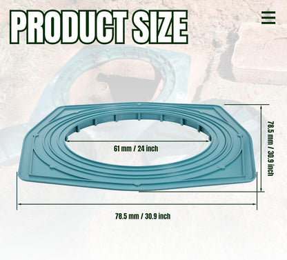 20 In 24 In Septic Tank Riser Lids Replace 3009-AR | Riser Adapter Rings, Tank Covers Adapter Ring Cover, Replace 07B-P3009-AR
