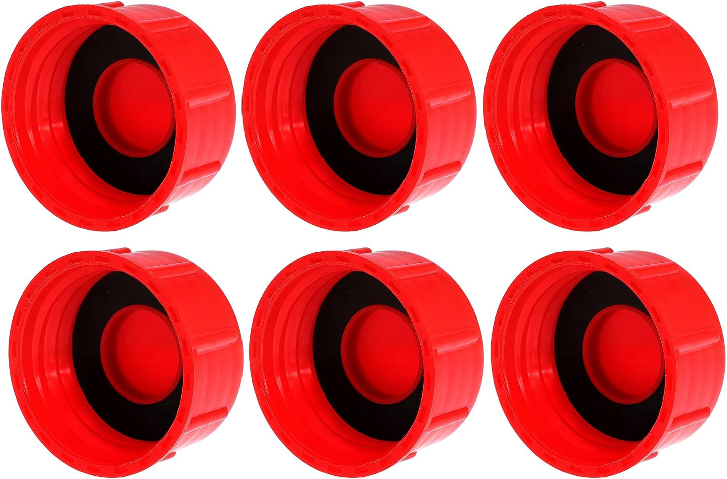 Gas Can Cap Replacement Red Coarse Thread Cap Solid Transportation Gas Can Caps Prevent Fuel Leakage